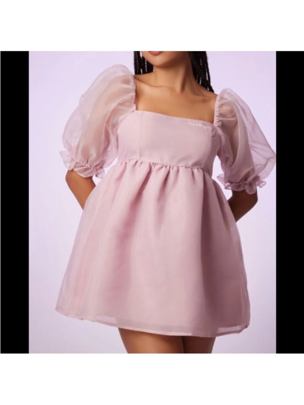 Forever 21 and hello Kitty my melody medium pink babydoll kawaii mini dress